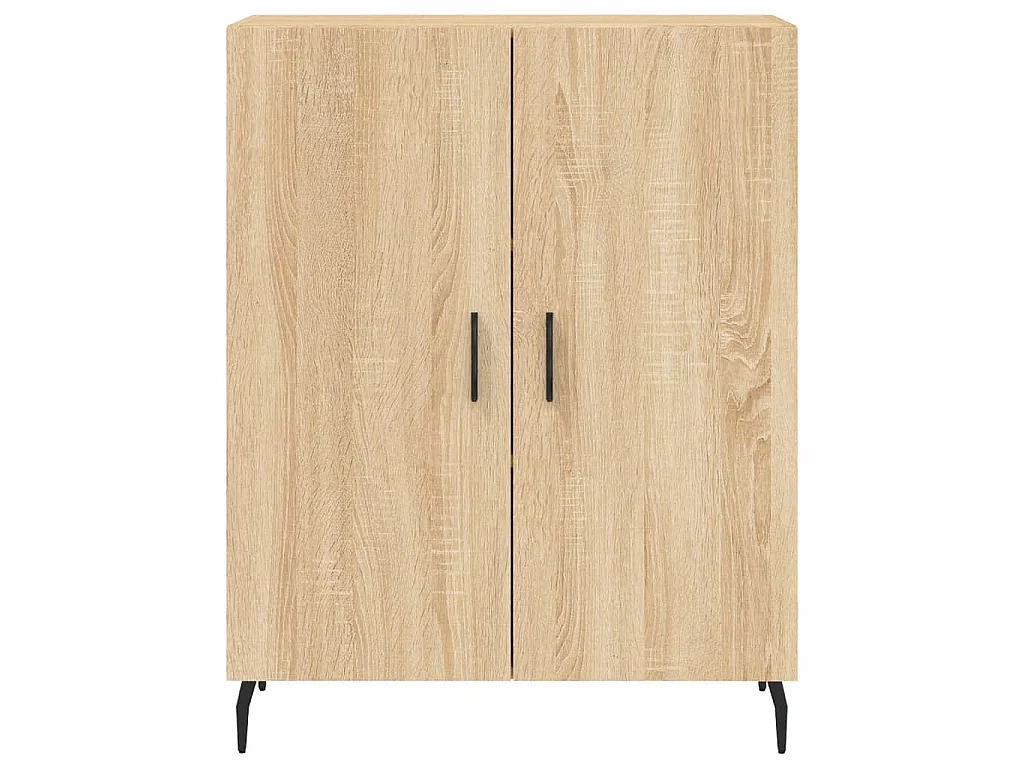 Buffet chêne sonoma 69,5x34x90 cm bois d'ingénierie