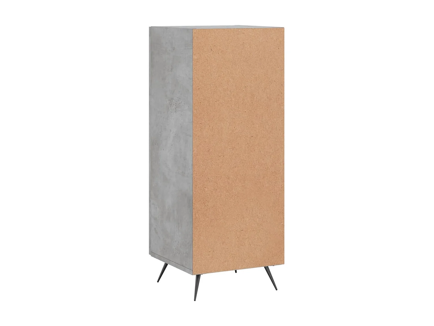 Sideboard Betongrau 34,5x34x90 cm Holzwerkstoff