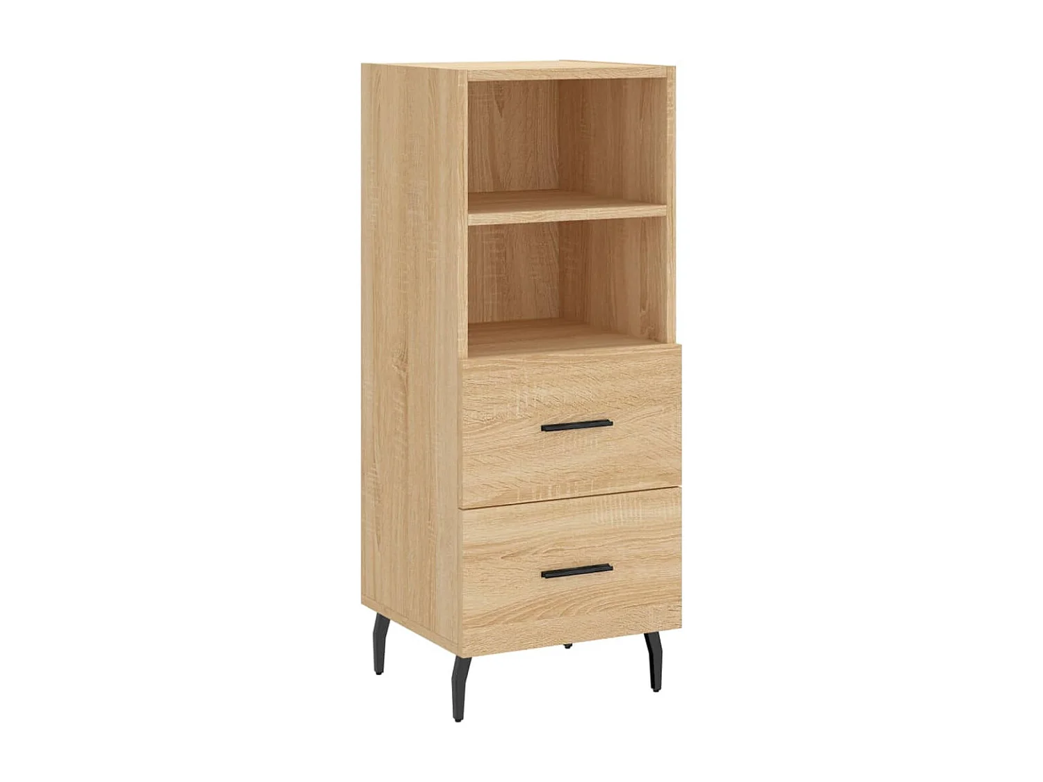 Buffet haut Chêne sonoma 34,5x34x180 cm Bois d'ingénierie