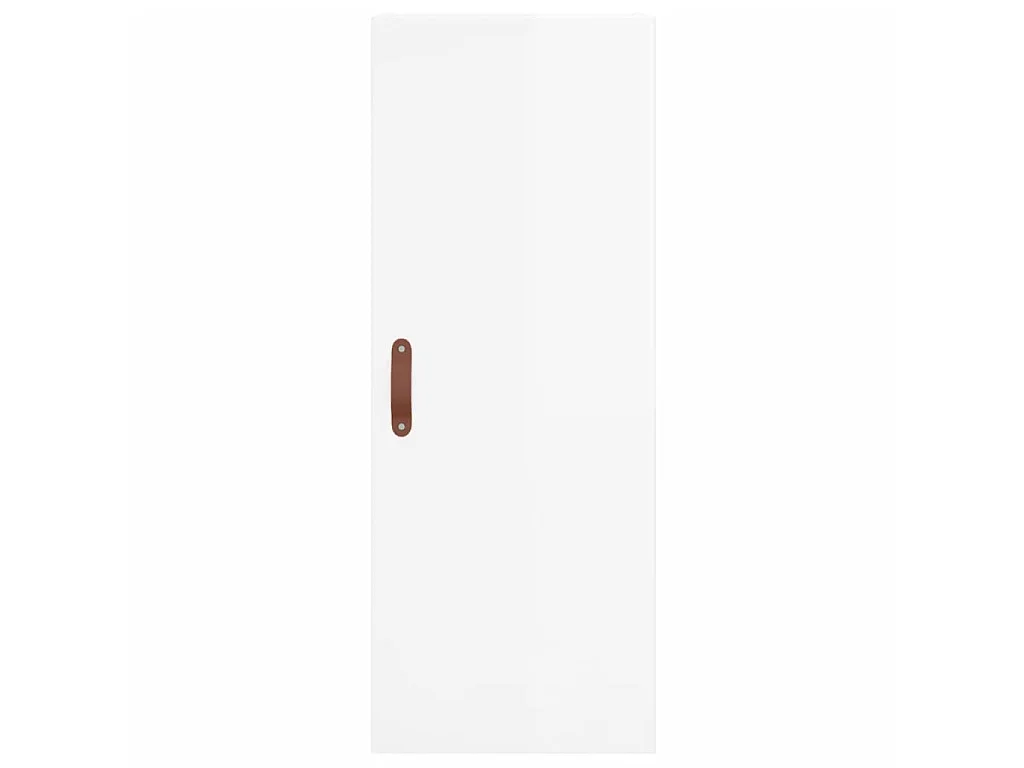 Bovenkast 34,5x34x90 cm hoogglans wit
