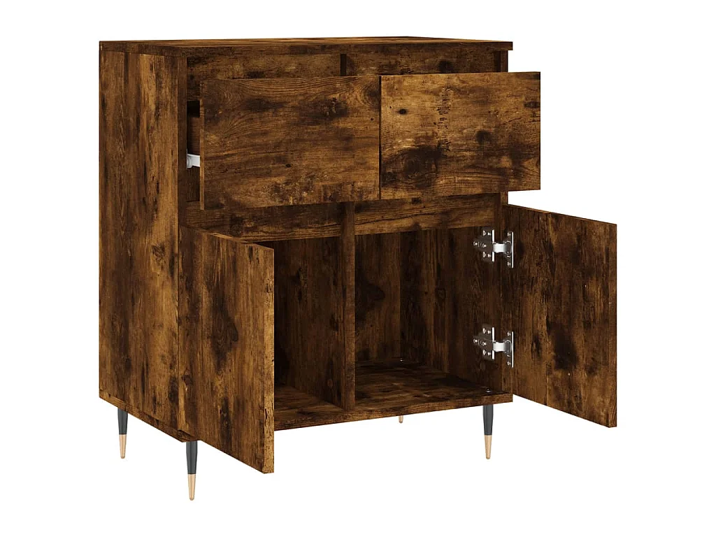 Sideboard Räuchereiche 60x35x70 cm Holzwerkstoff