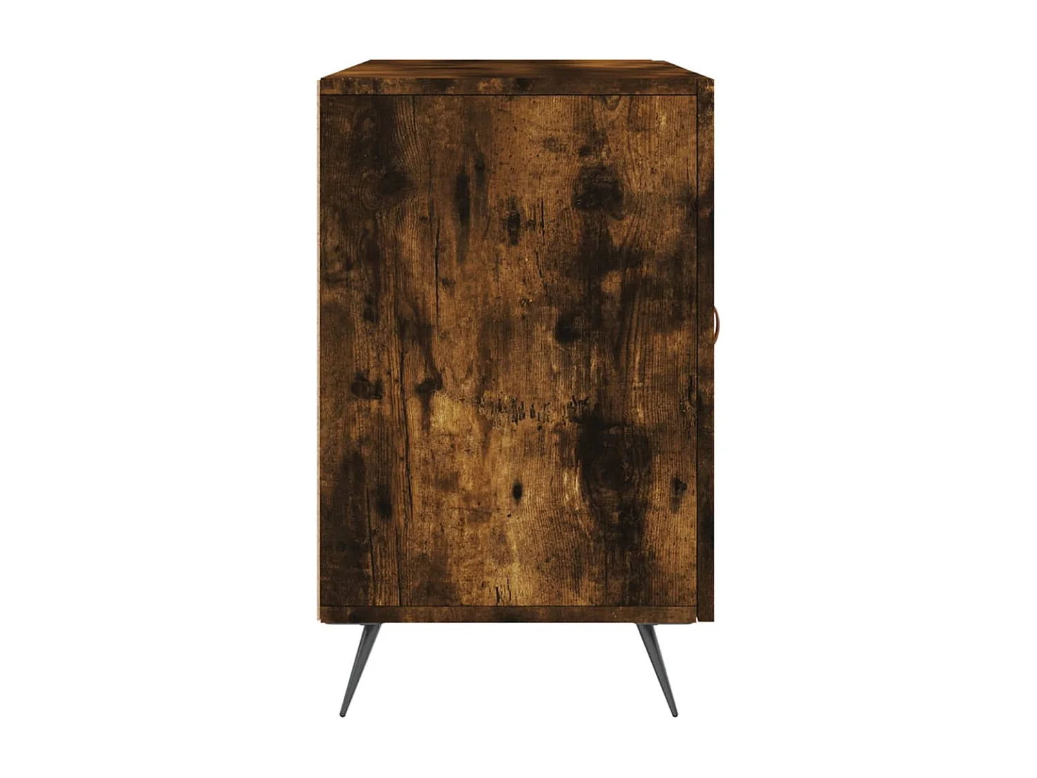Buffet chêne fumé 100x36x60 cm bois d'ingénierie