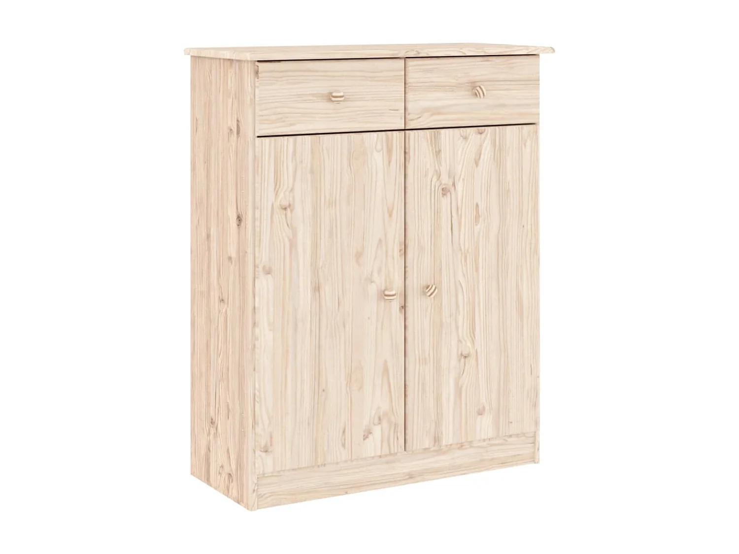 Credenza ALTA 77x35x188 cm in Legno Massello di Pino