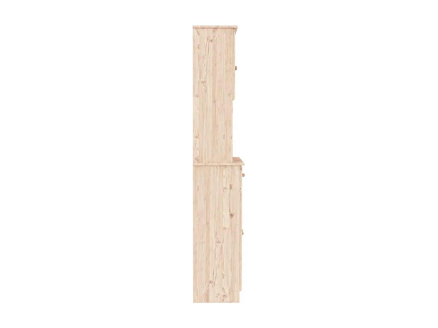 Credenza ALTA 77x35x188 cm in Legno Massello di Pino