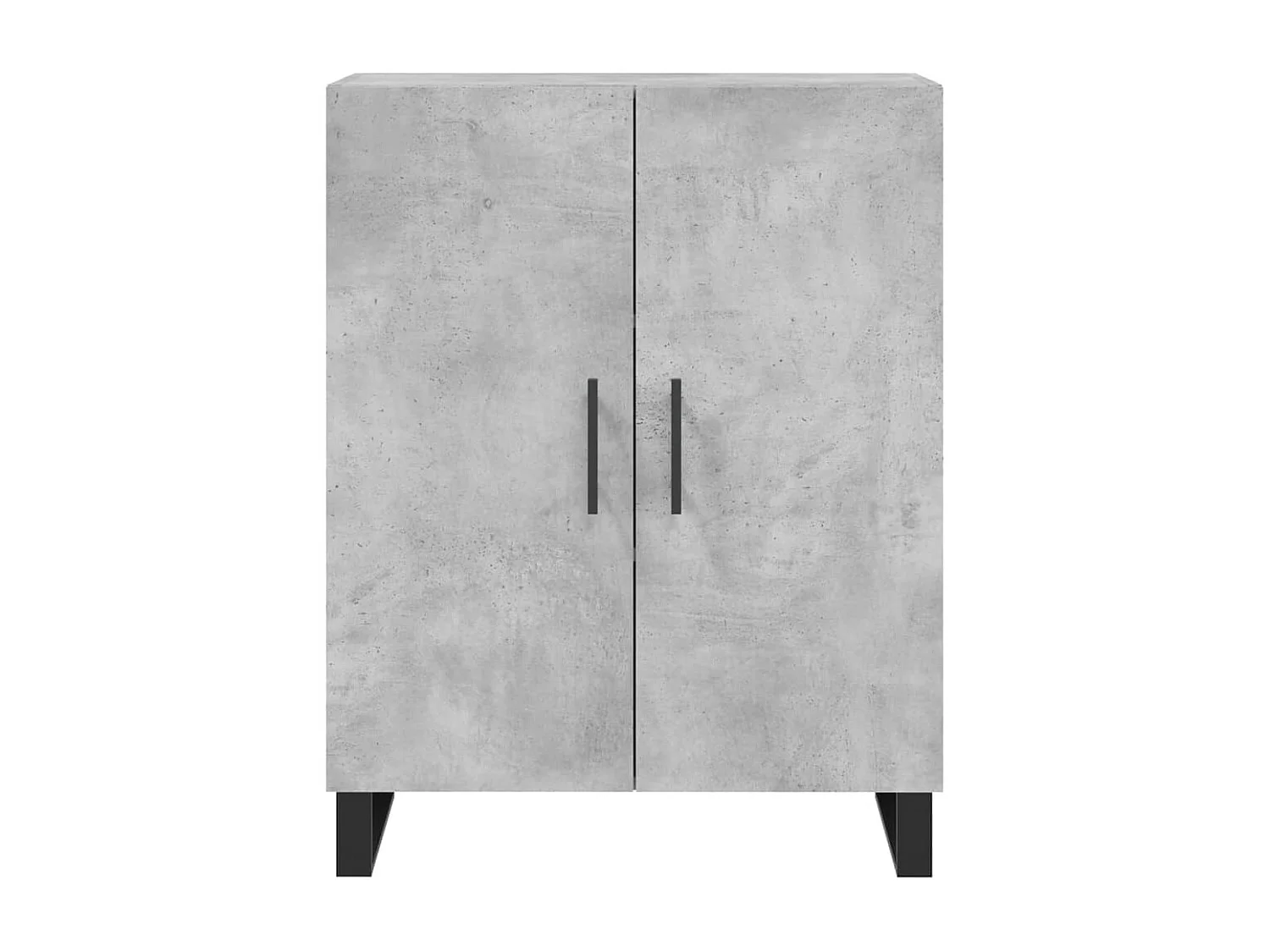 Highboard Betongrau 69,5x34x180 cm Holzwerkstoff