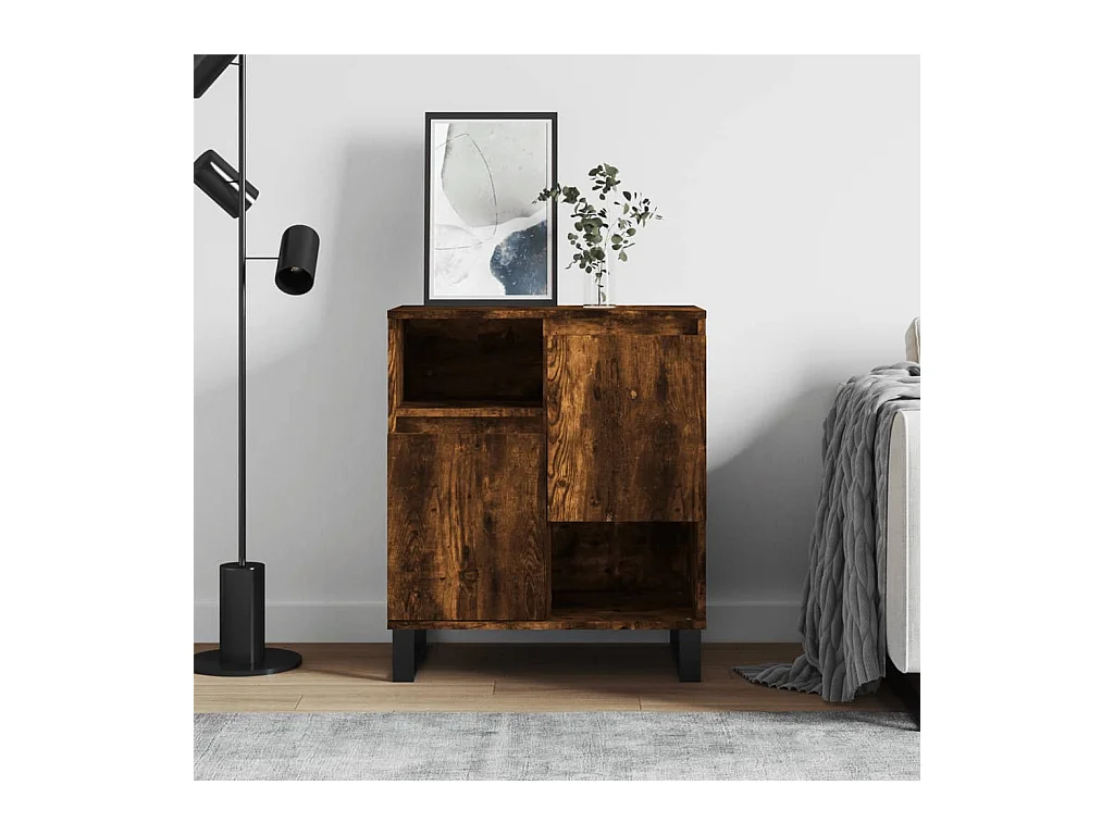 Sideboard Räuchereiche 60x35x70 cm Holzwerkstoff
