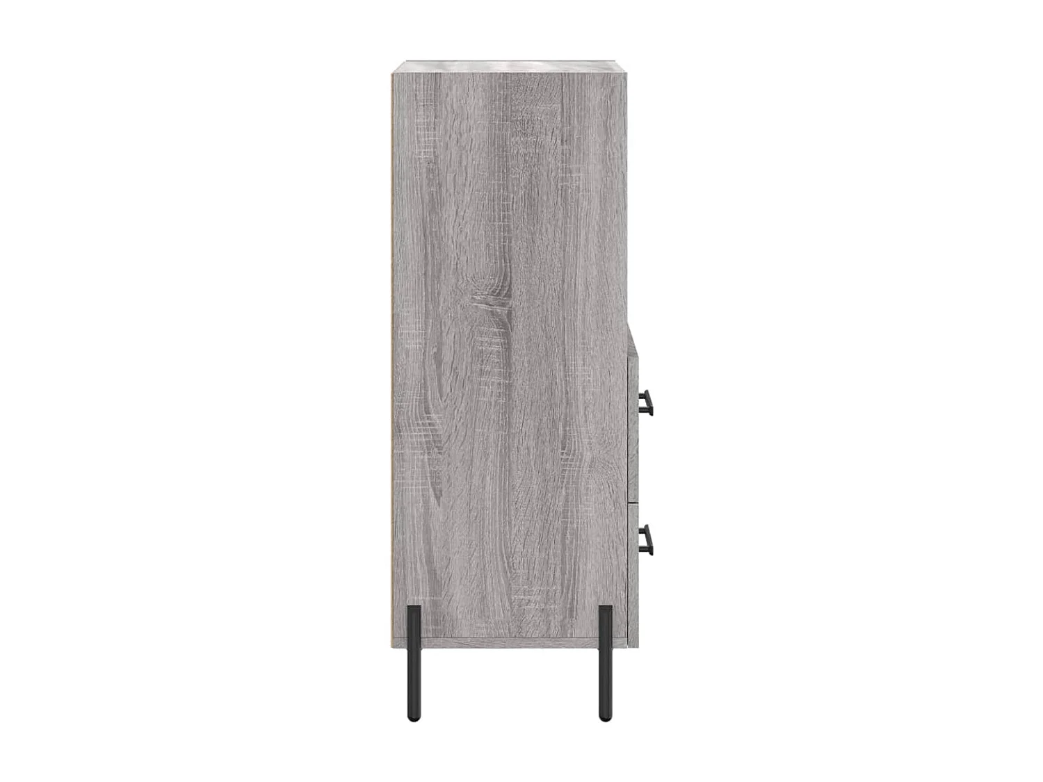 Buffet Sonoma gris 34,5x34x90 cm Bois d'ingénierie