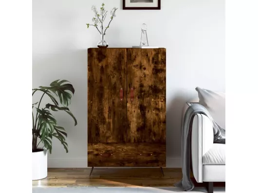 Kauf Unique Highboard Räuchereiche 69,5x31x115 cm Holzwerkstoff