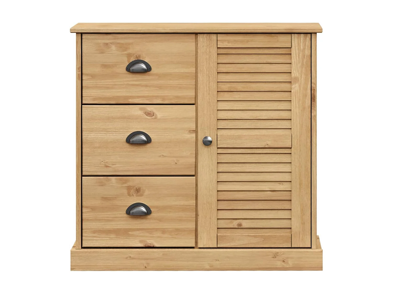 Sideboard mit Schubladen VIGO 78x40x75 cm Massivholz Kiefer