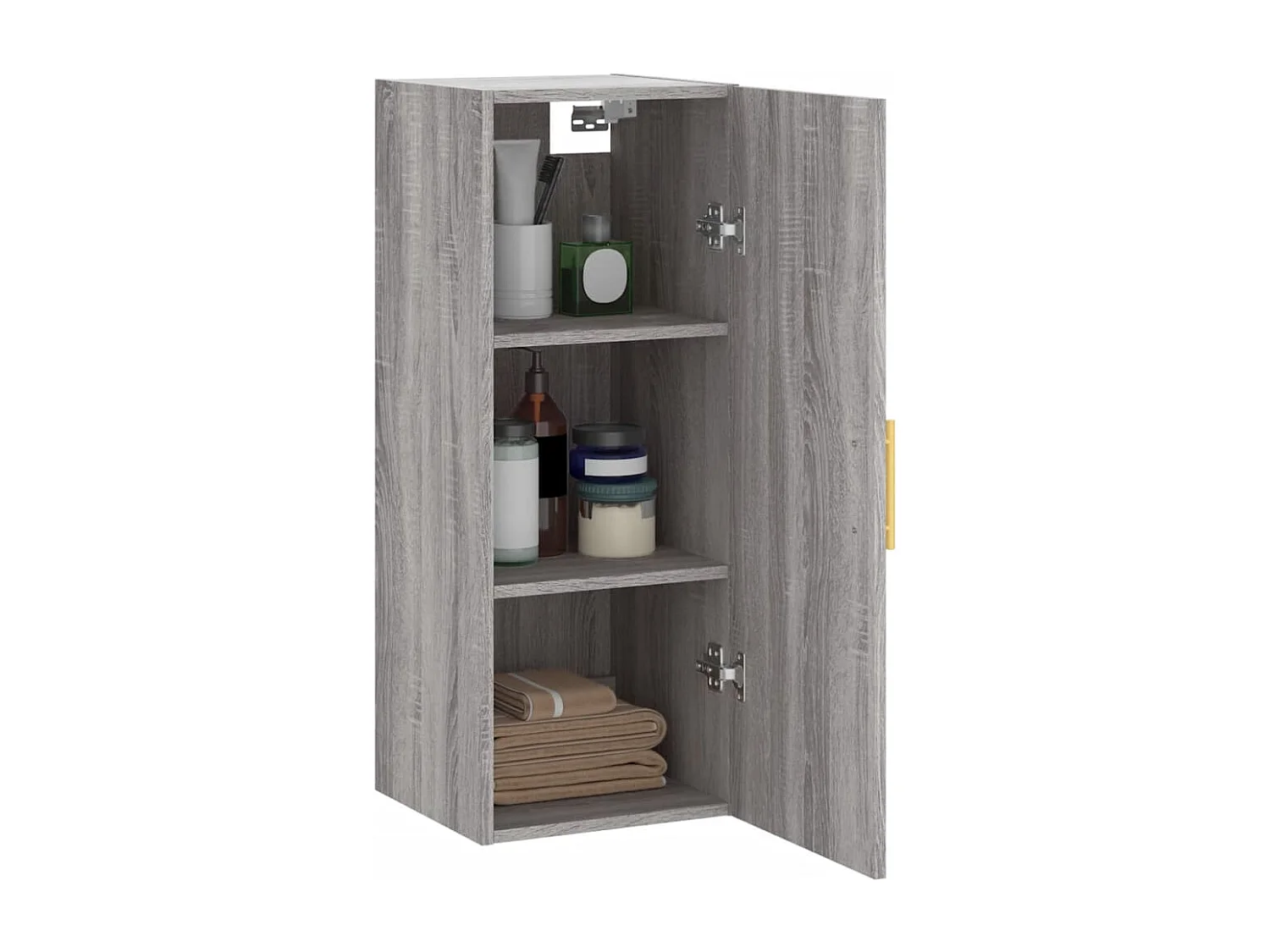 Armoire murale sonoma gris 34,5x34x90 cm