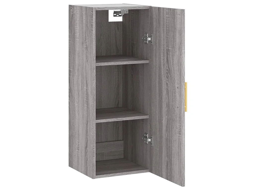 Mobile a Parete Grigio Sonoma 34,5x34x90 cm