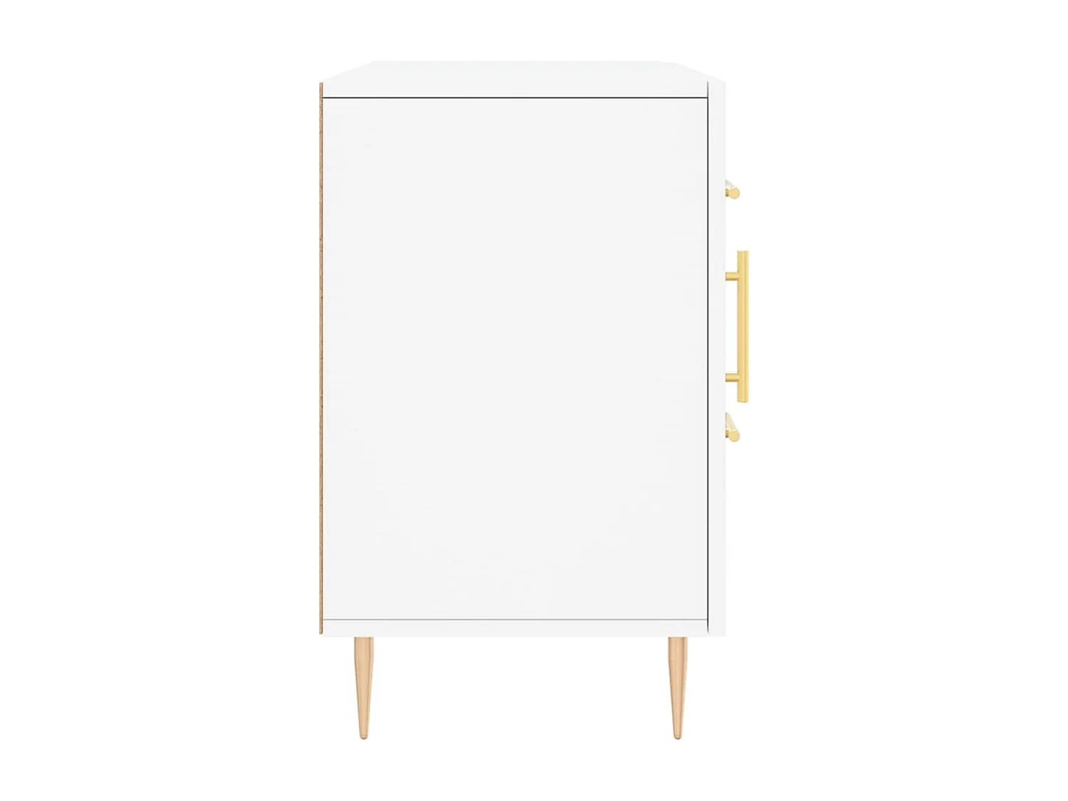 Dressoir 100x36x60 cm bewerkt hout wit