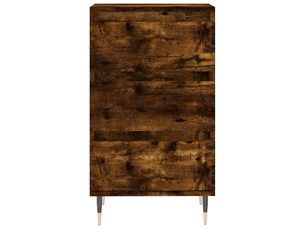 Buffet chêne fumé 40x35x70 cm bois d'ingénierie