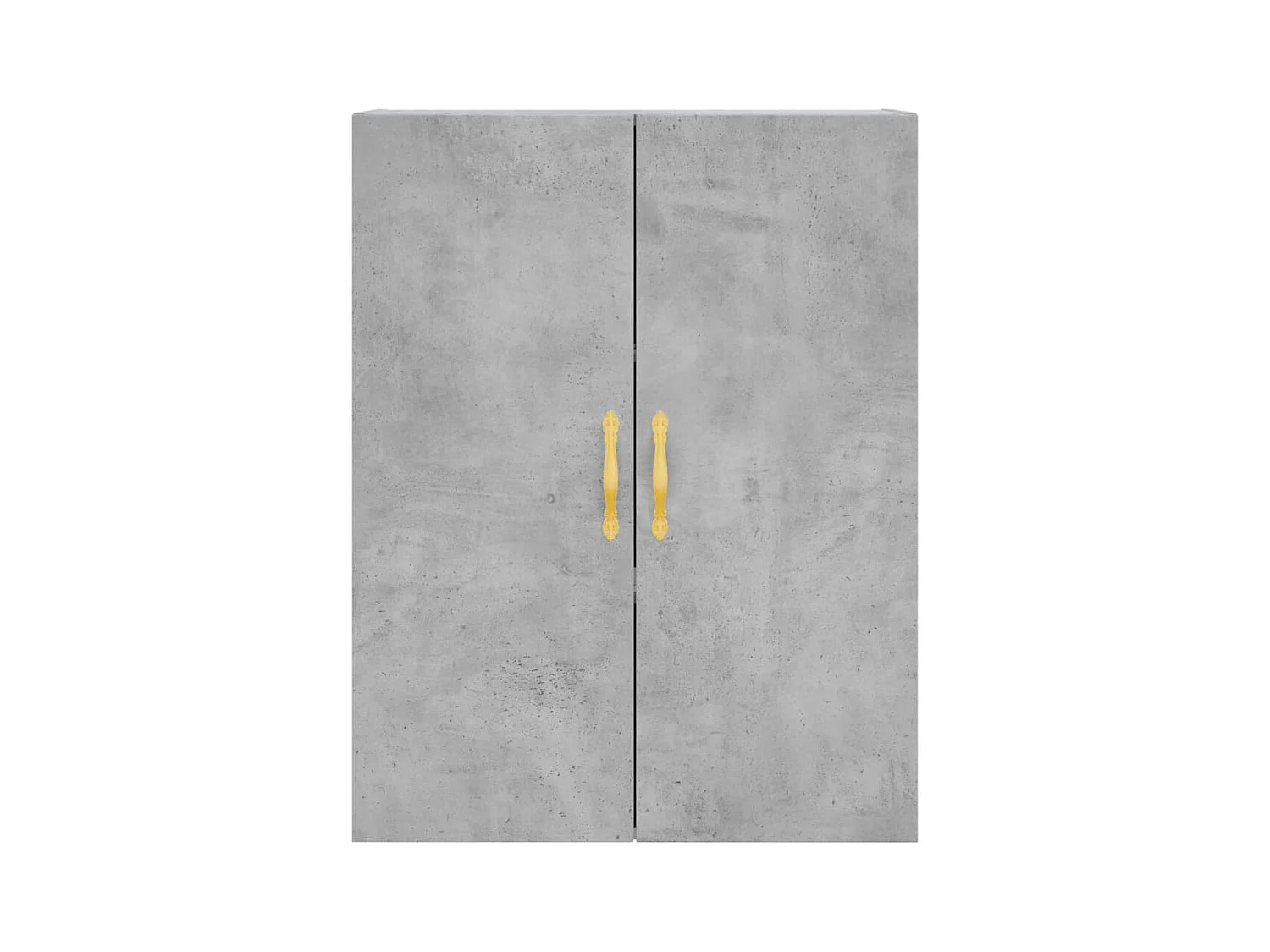 Highboard Betongrau 69,5x34x180 cm Holzwerkstoff