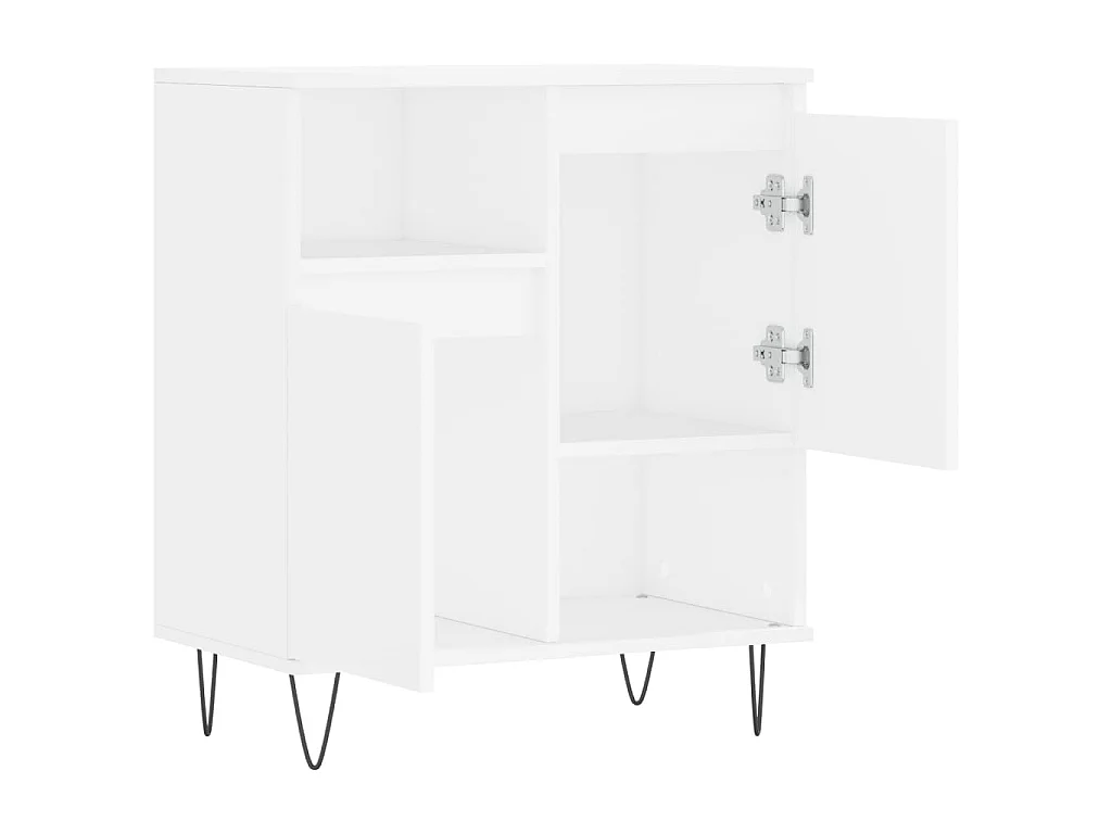 Buffet Blanc 60x35x70 cm Bois d'ingénierie