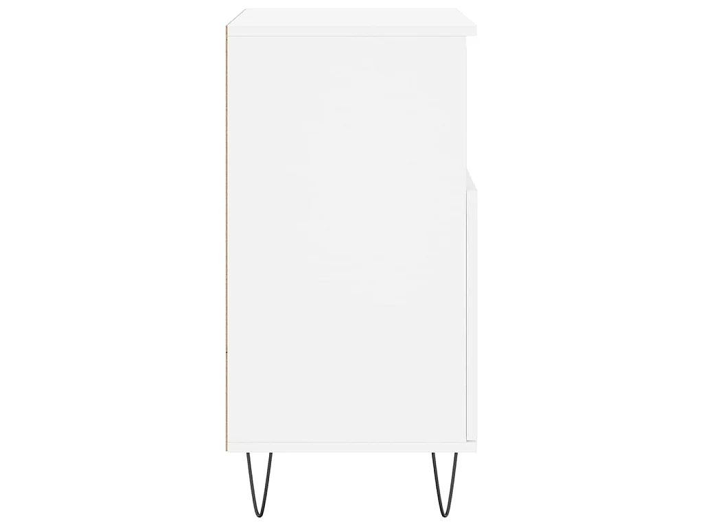 Buffet Blanc 60x35x70 cm Bois d'ingénierie
