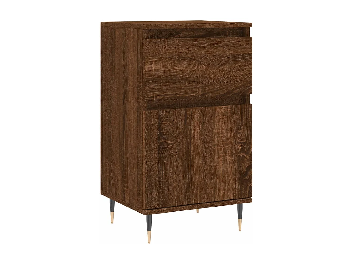 Aparadores 2 pcs 40x35x70cm derivados madeira carvalho castanho