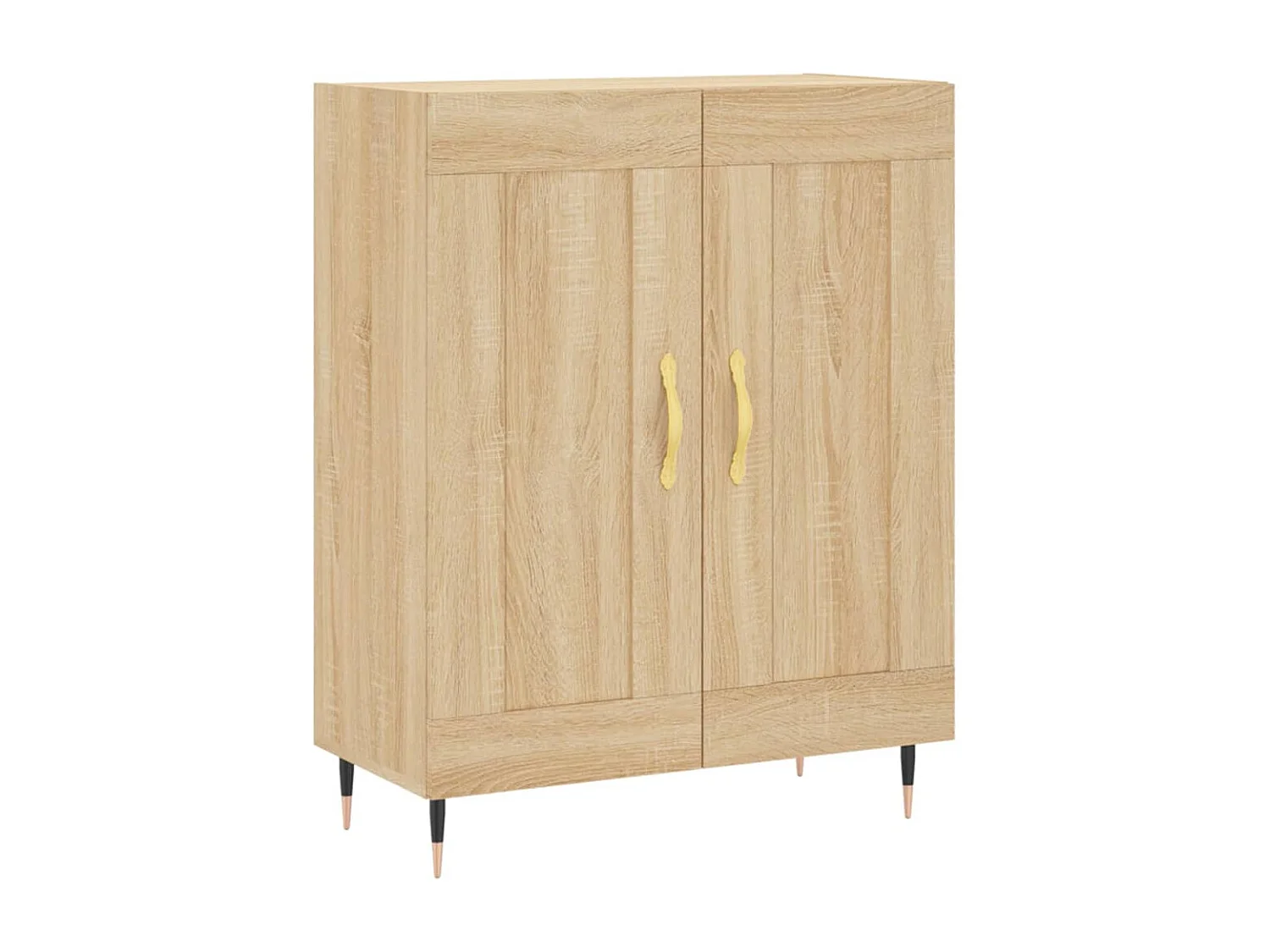 Dressoir 69,5x34x90 cm bewerkt hout sonoma eikenkleurig
