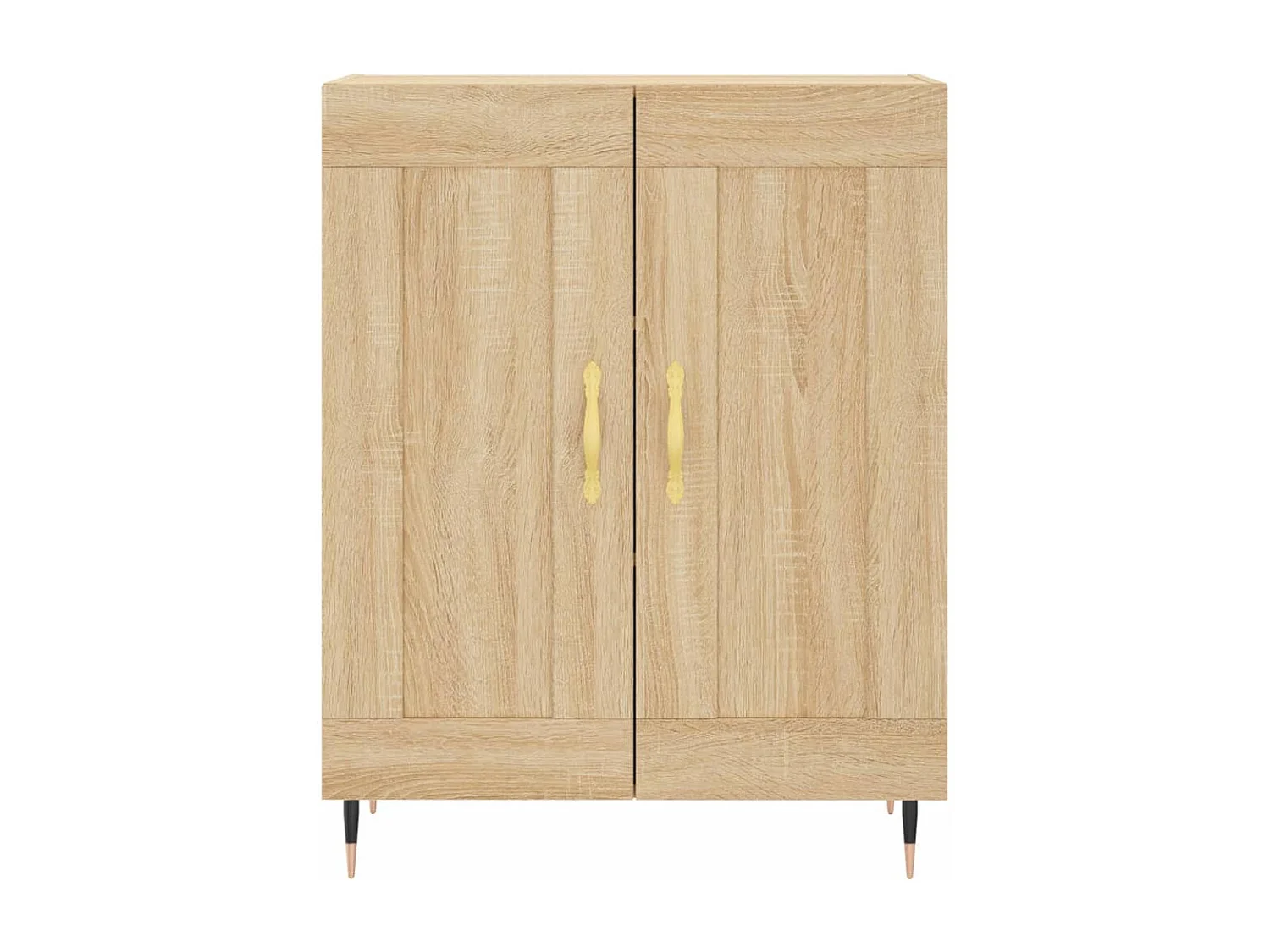Dressoir 69,5x34x90 cm bewerkt hout sonoma eikenkleurig