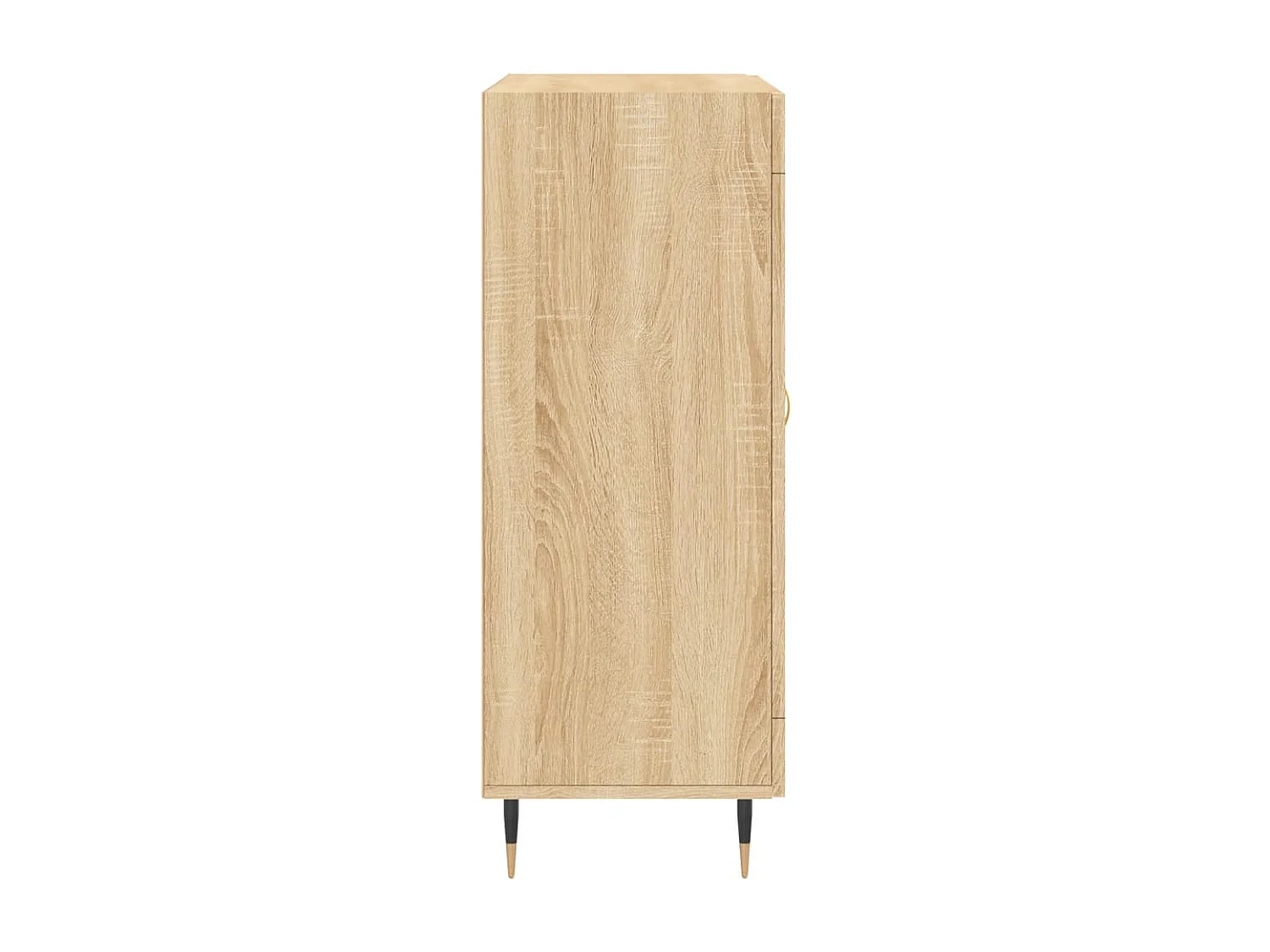 Dressoir 69,5x34x90 cm bewerkt hout sonoma eikenkleurig