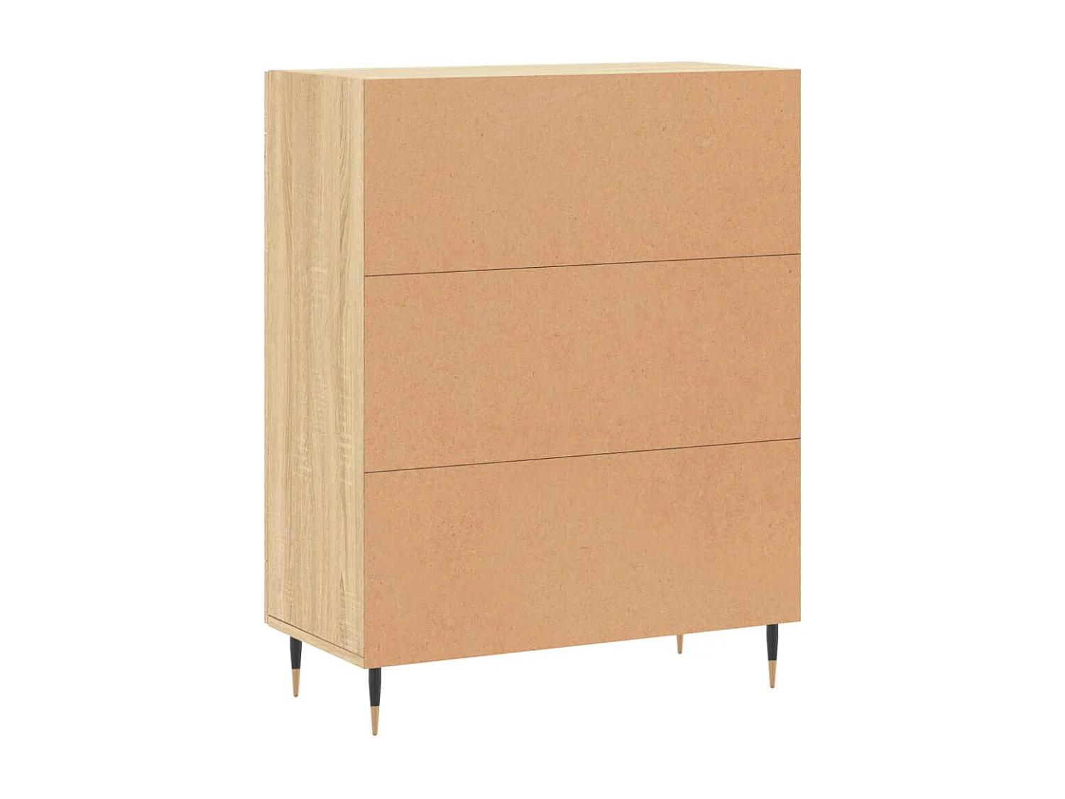 Dressoir 69,5x34x90 cm bewerkt hout sonoma eikenkleurig