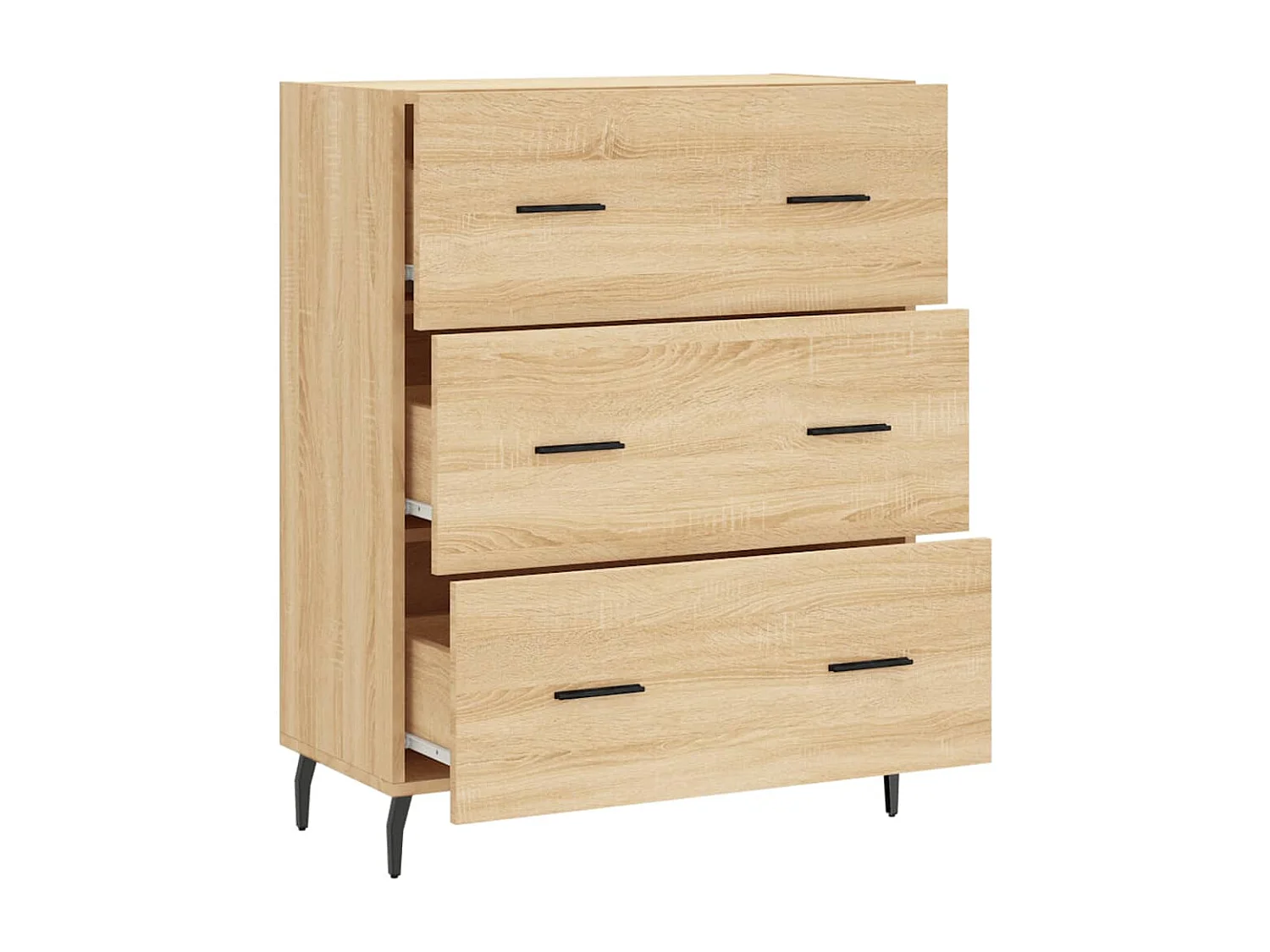 Sideboard Sonoma-Eiche 69,5x34x90 cm Holzwerkstoff