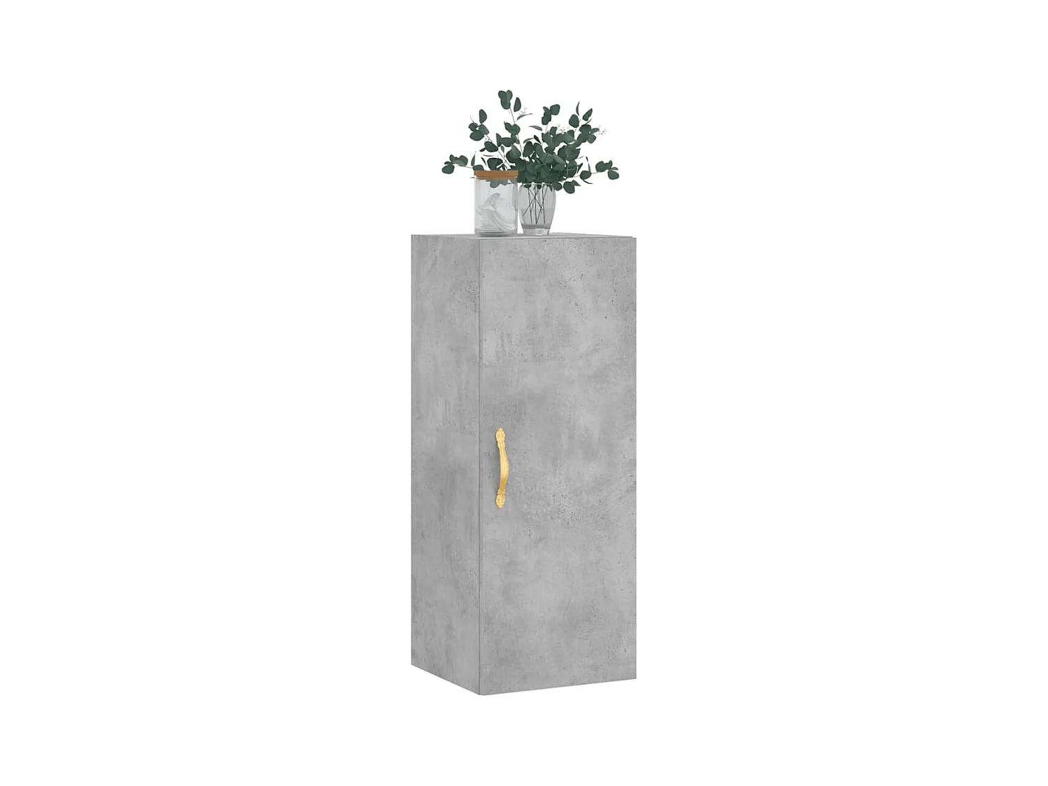 Armoire murale gris béton 34,5x34x90 cm