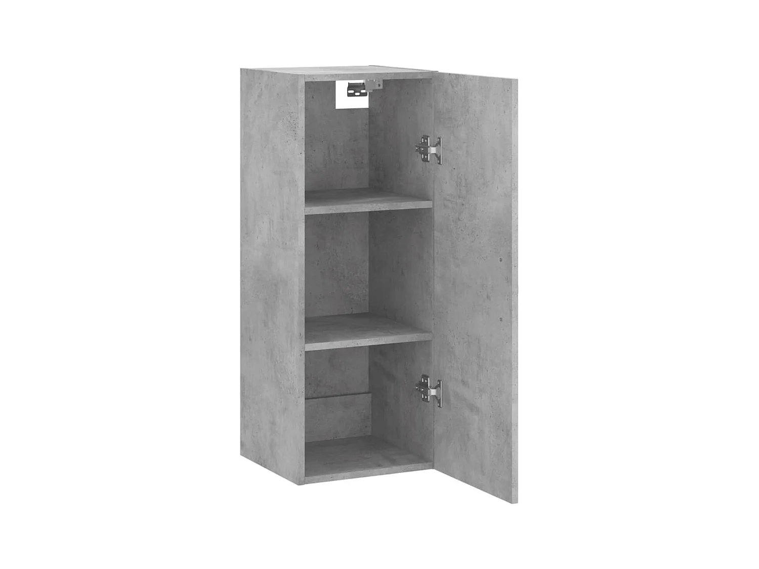 Armoire murale gris béton 34,5x34x90 cm