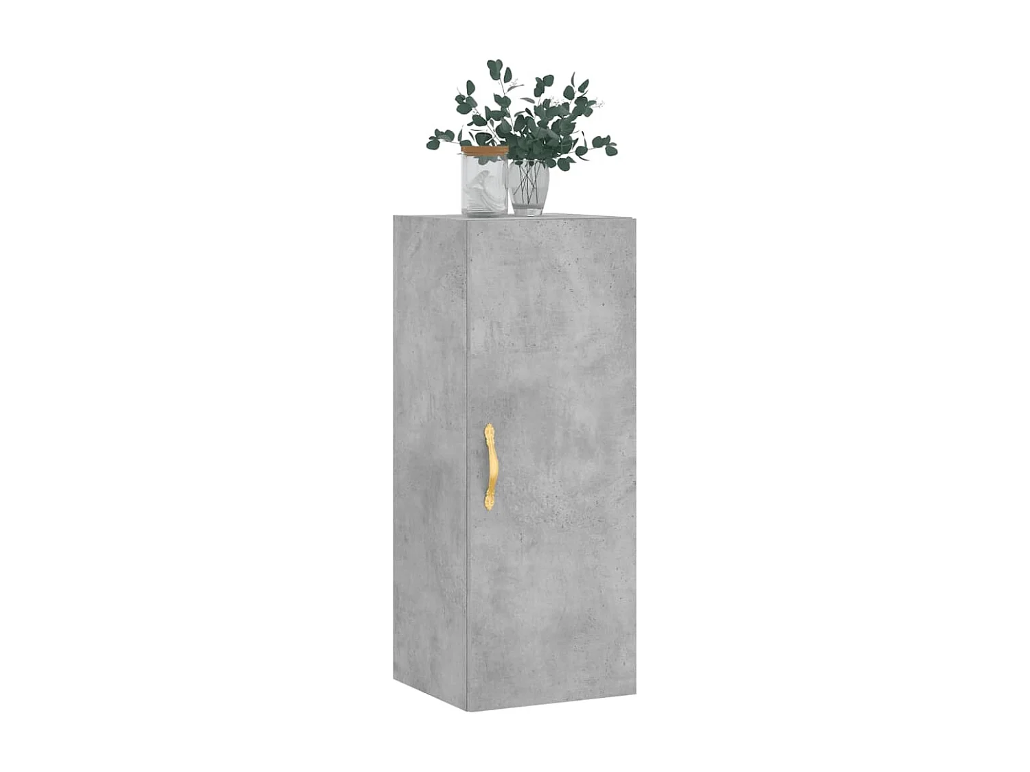Bovenkast 34,5x34x90 cm betongrijs