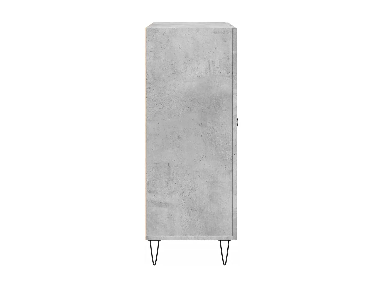 Buffet gris béton 69,5x34x90 cm bois d'ingénierie
