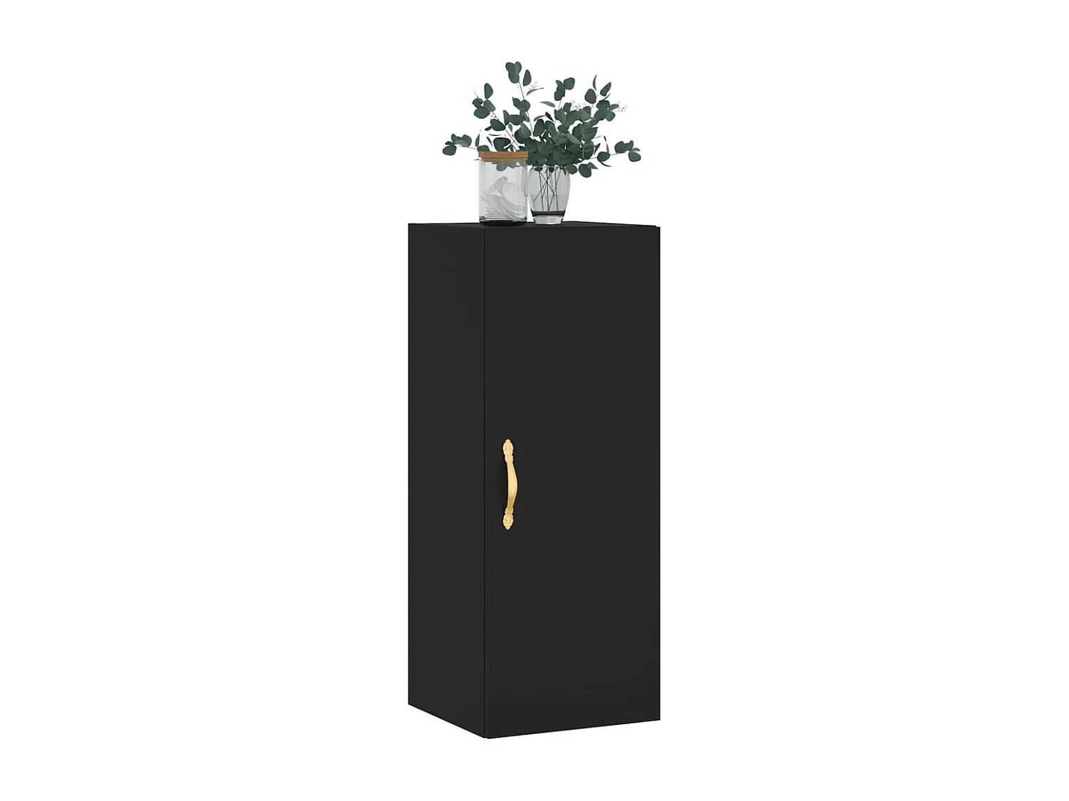 Armoire murale noir 34,5x34x90 cm