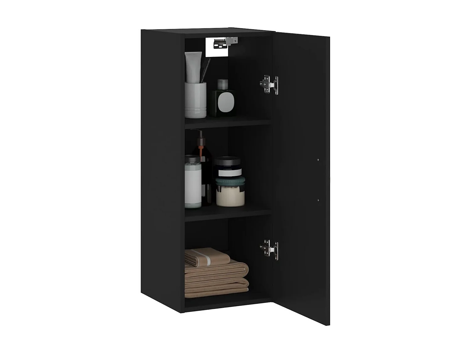 Armoire murale noir 34,5x34x90 cm