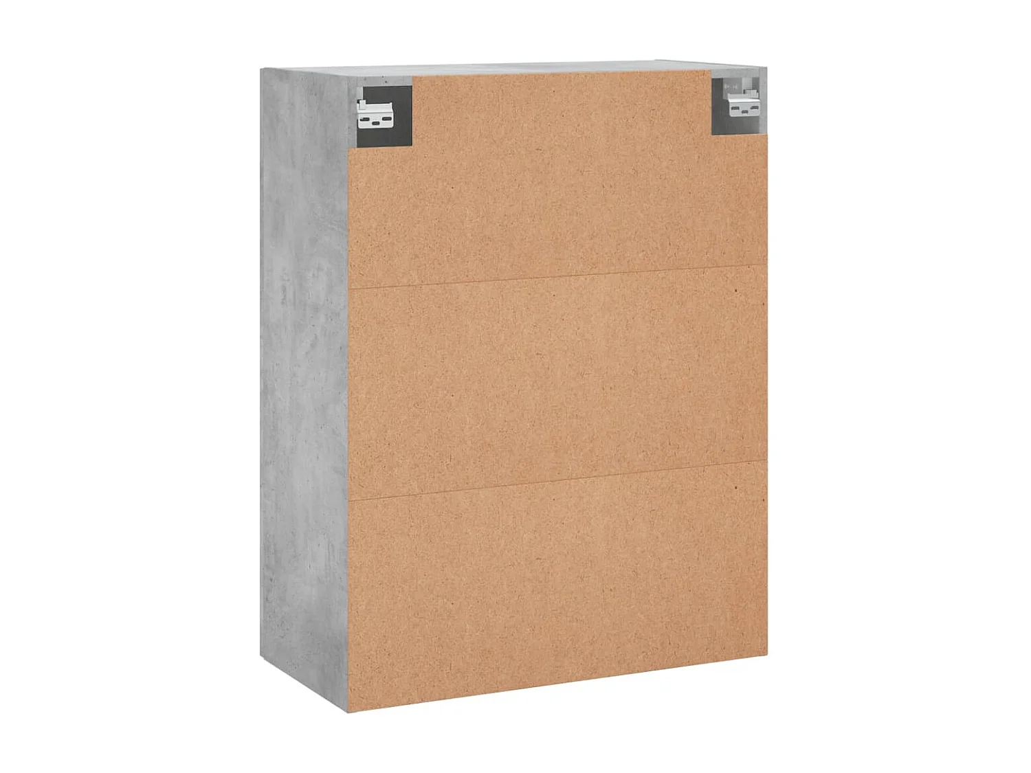 Armoire murale gris béton 69,5x34x90 cm bois d'ingénierie