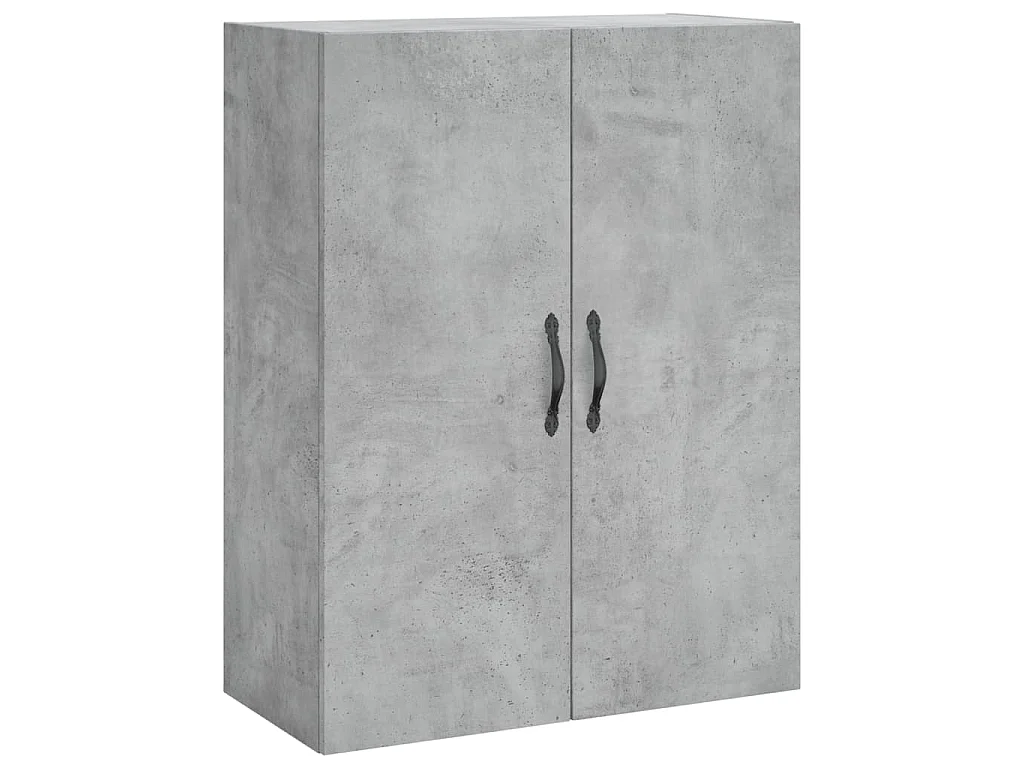 Wandkast 69,5x34x90 cm bewerkt hout betongrijs