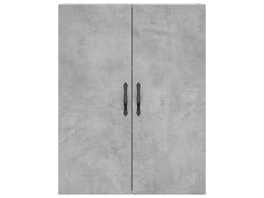 Wandkast 69,5x34x90 cm bewerkt hout betongrijs