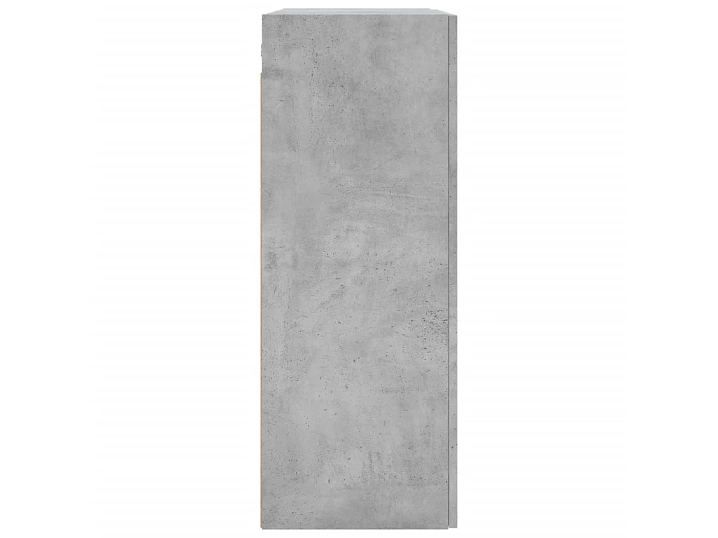 Wandkast 69,5x34x90 cm bewerkt hout betongrijs