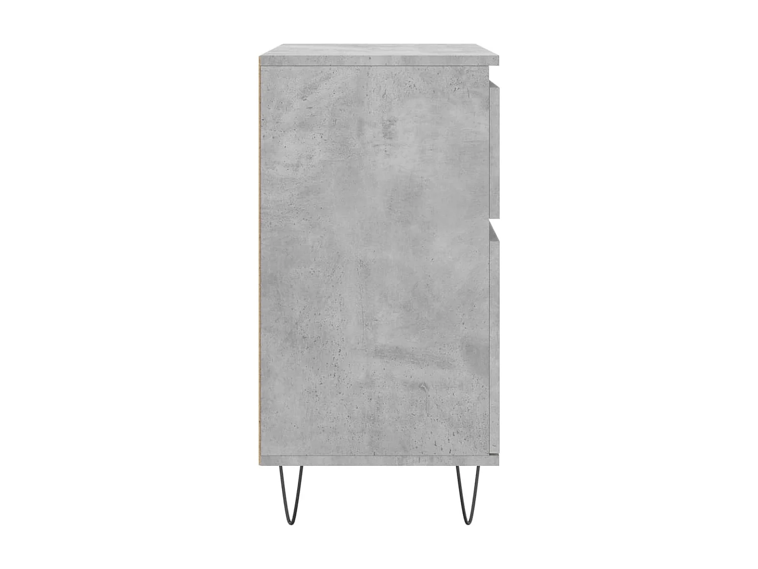 Buffet Gris béton 60x35x70 cm Bois d'ingénierie