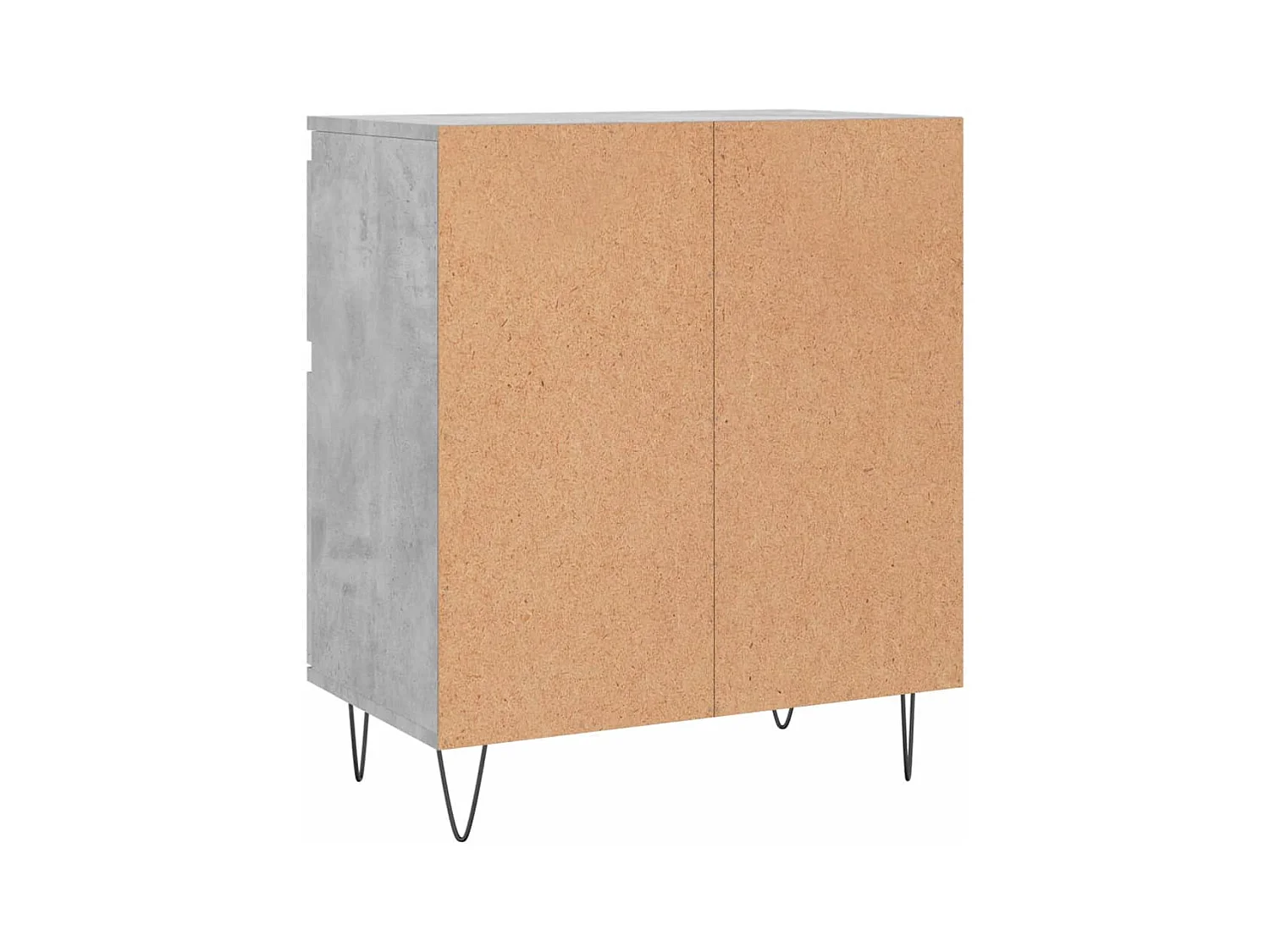 Buffet Gris béton 60x35x70 cm Bois d'ingénierie