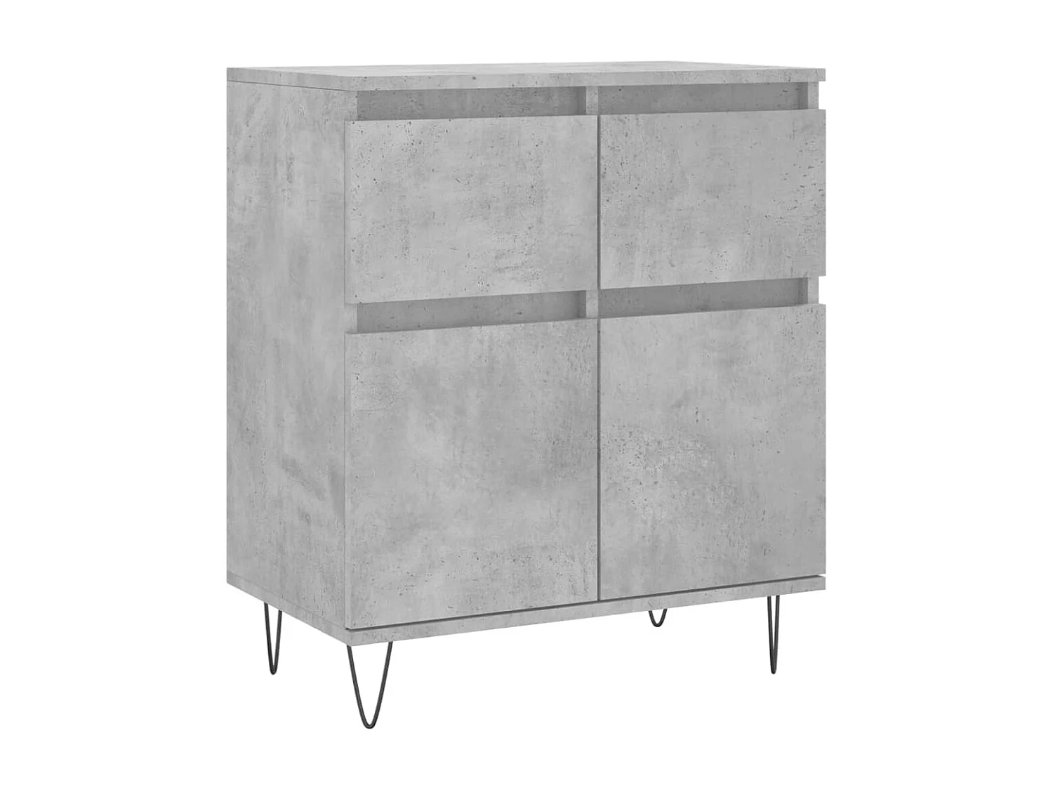 Sideboard Betongrau 60x35x70 cm Holzwerkstoff