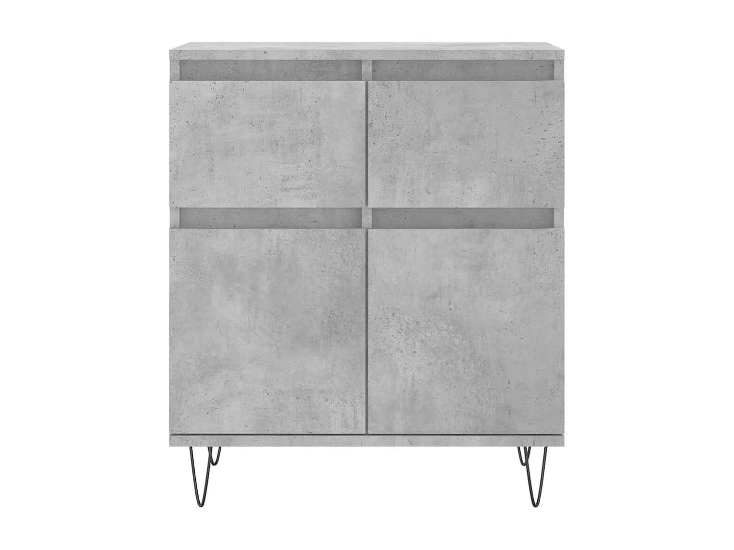 Buffet Gris béton 60x35x70 cm Bois d'ingénierie
