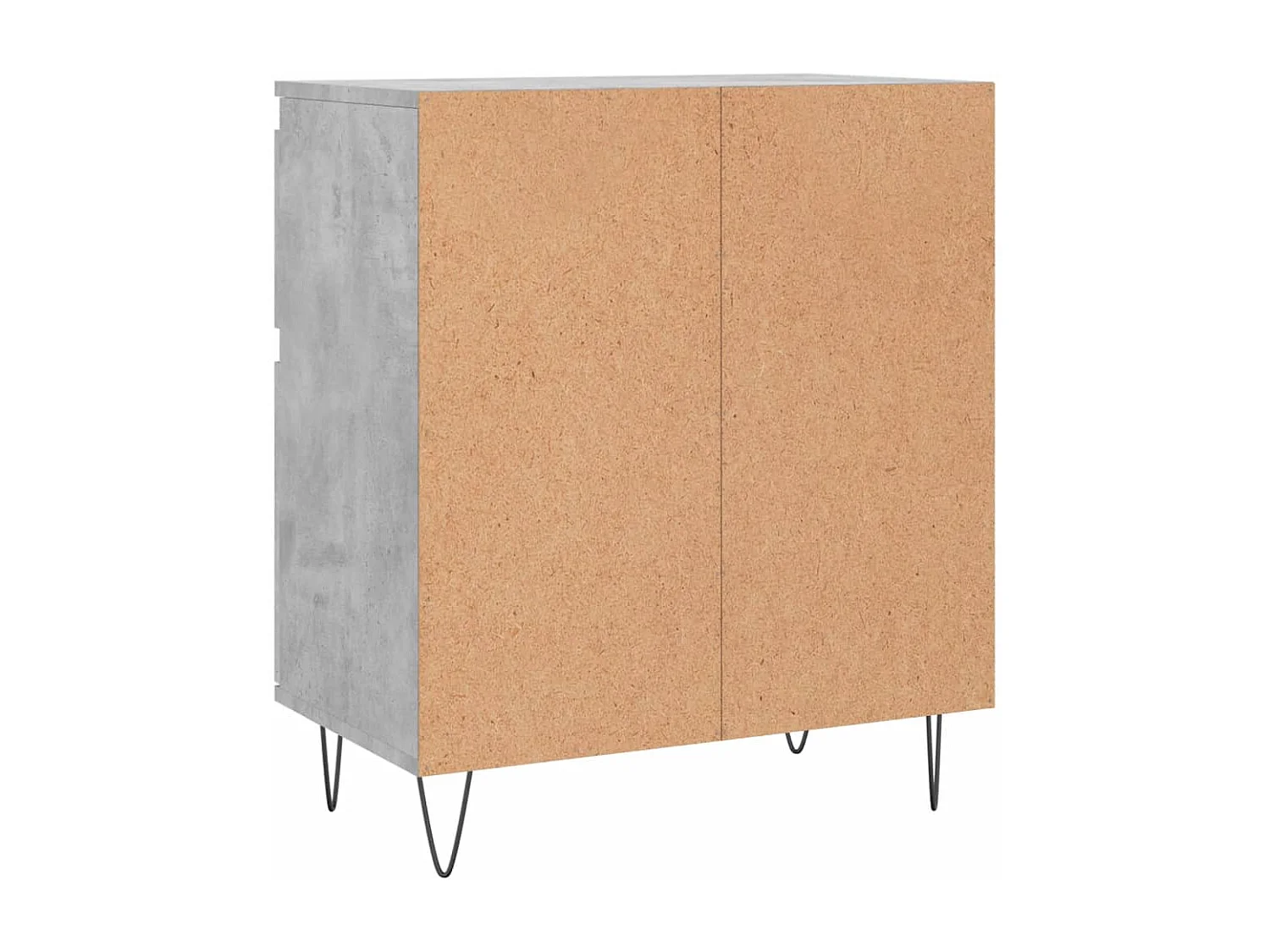 Buffet Gris béton 60x35x70 cm Bois d'ingénierie