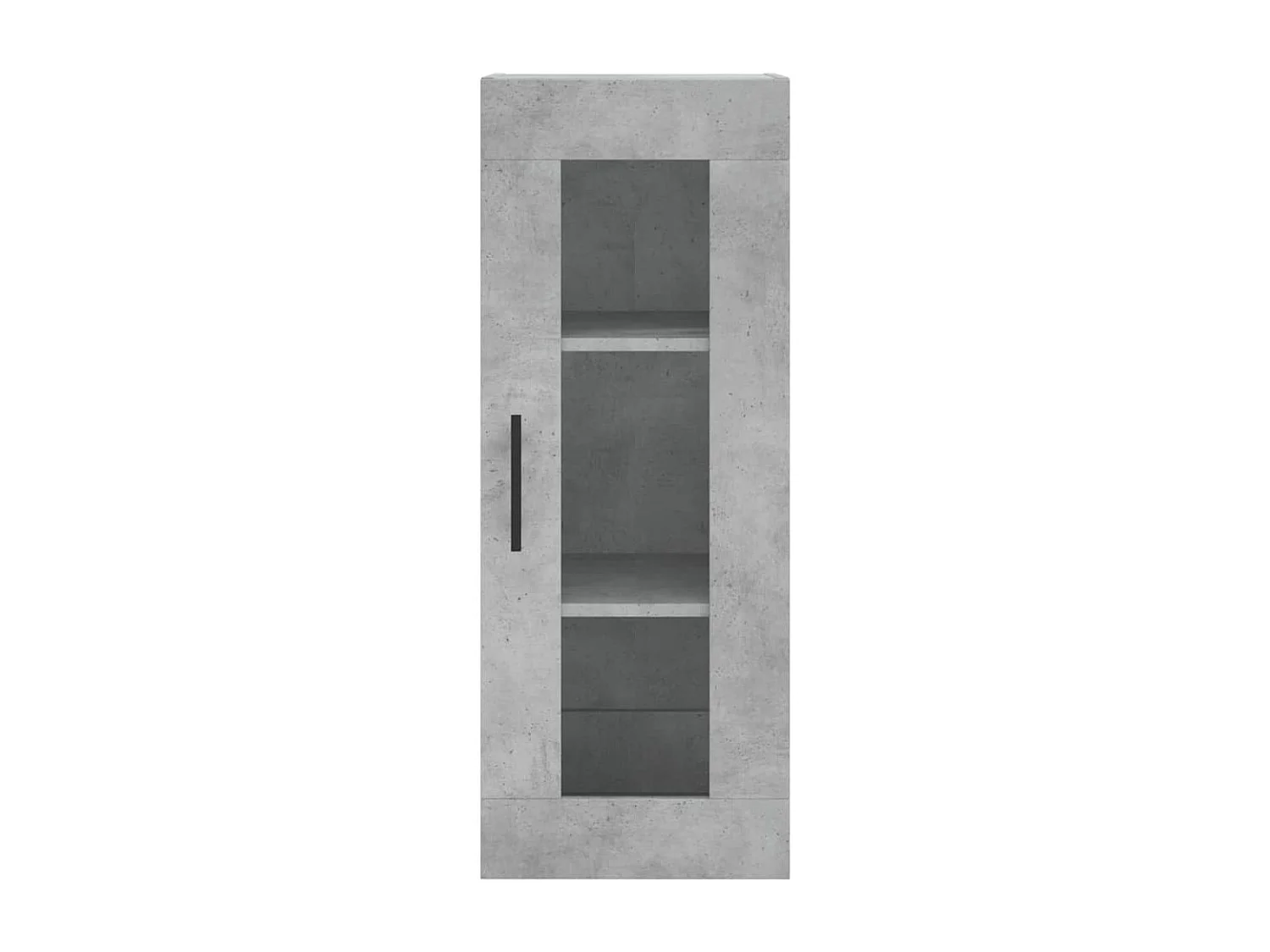 Highboard Betongrau 34,5x34x180 cm Holzwerkstoff