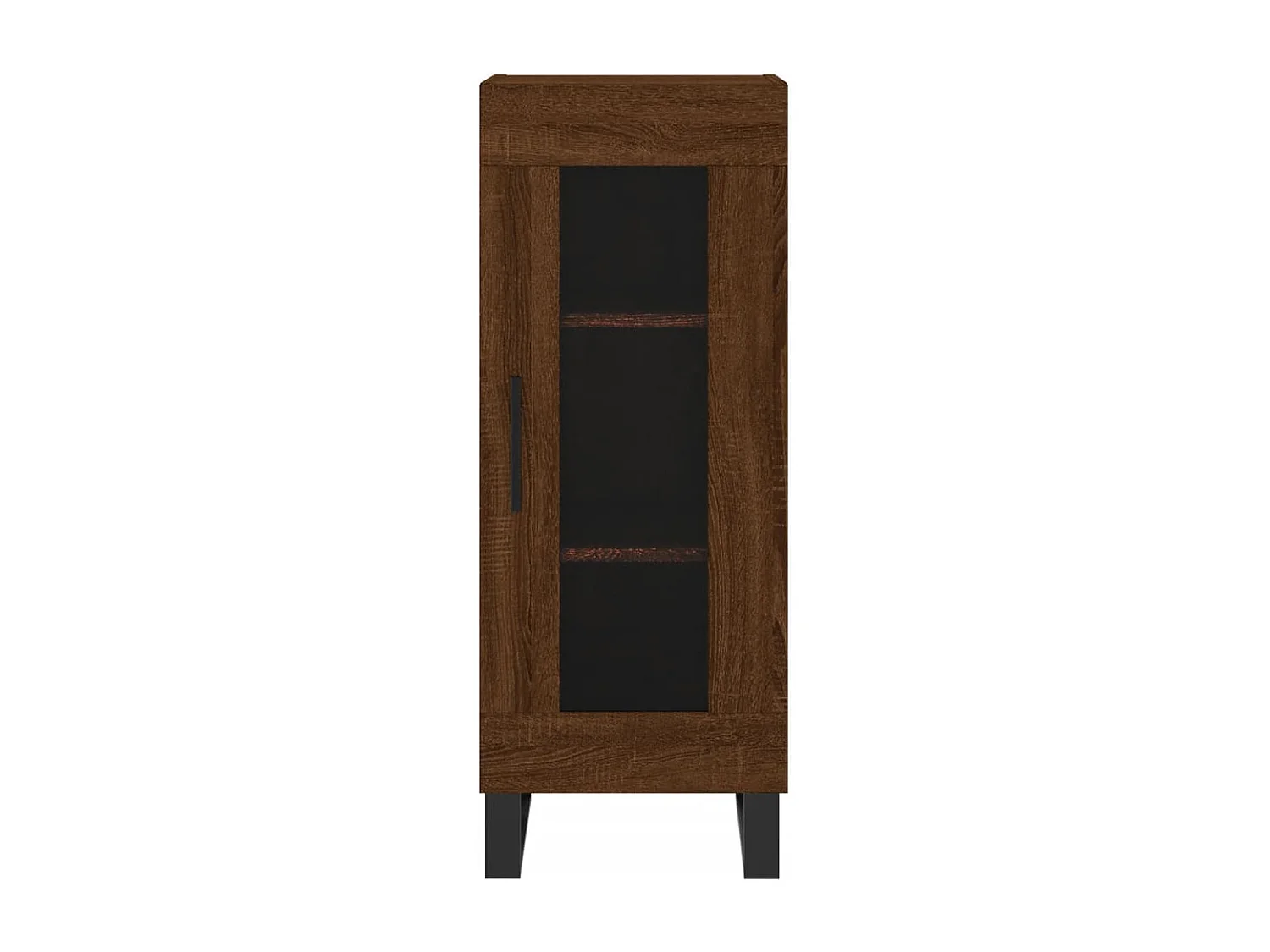 Highboard Braun Eichen-Optik 34,5x34x180 cm Holzwerkstoff