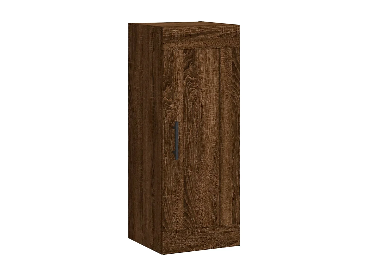 Highboard Braun Eichen-Optik 34,5x34x180 cm Holzwerkstoff