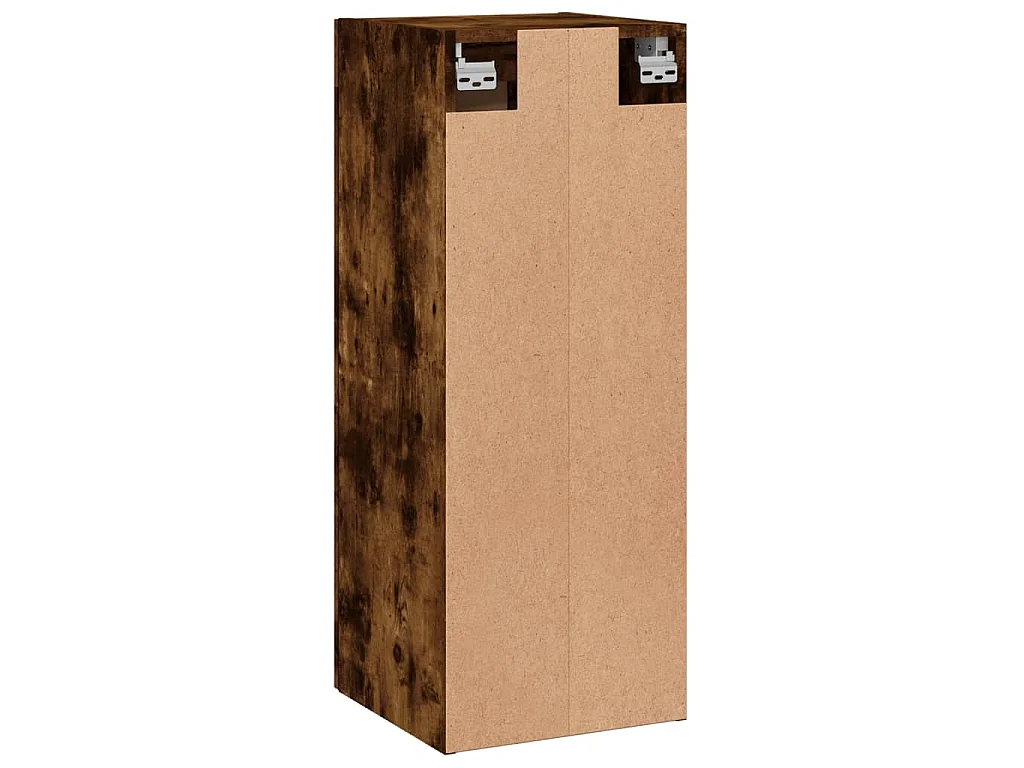Mobile a Parete Rovere Fumo 34,5x34x90 cm in Legno Multistrato