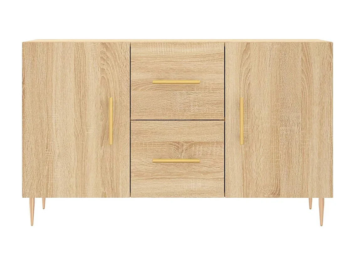 Buffet chêne sonoma 100x36x60 cm bois d'ingénierie