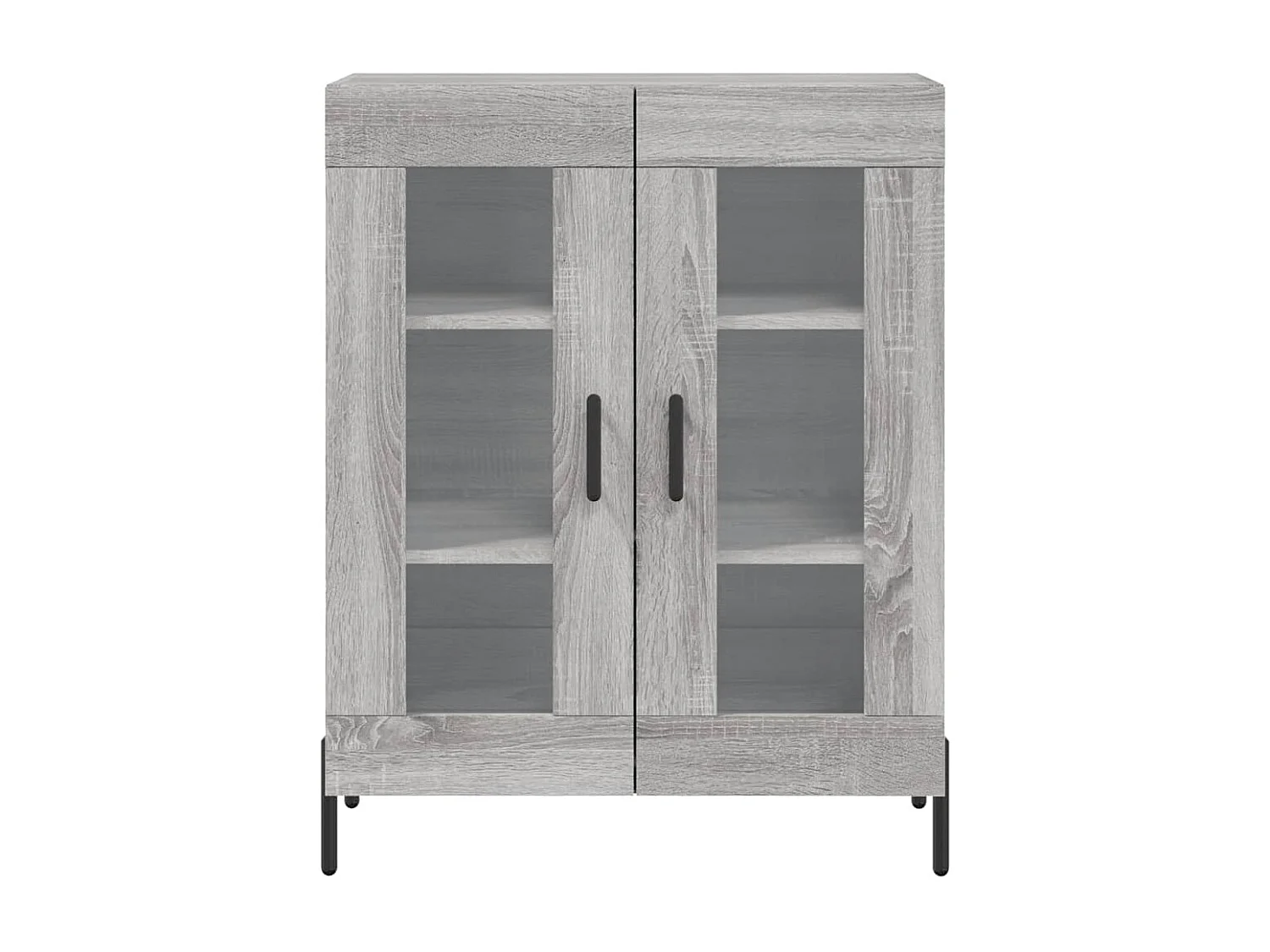 Buffet sonoma gris 69,5x34x90 cm bois d'ingénierie