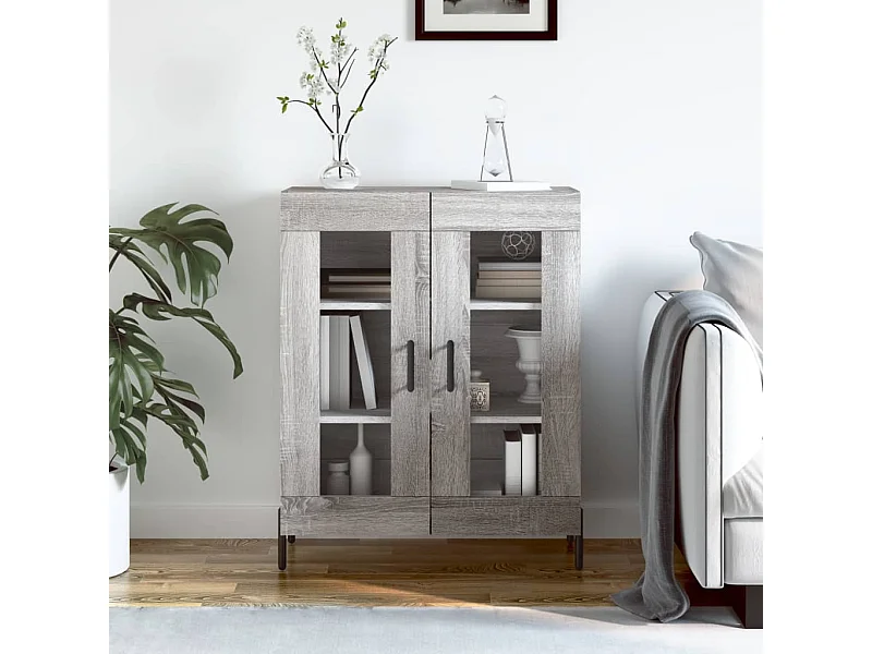 Sideboard Grau Sonoma 69,5x34x90 cm Holzwerkstoff