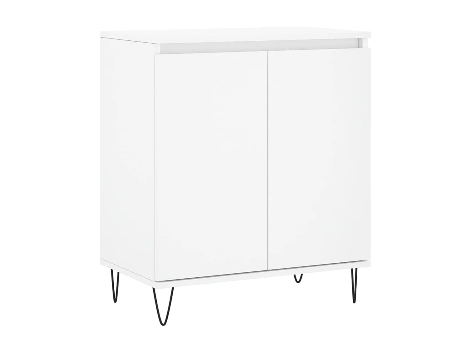 Buffet Blanc 60x35x70 cm Bois d'ingénierie