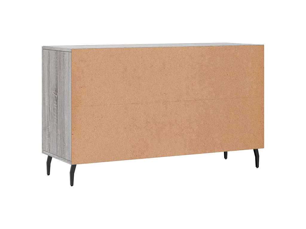 Buffet sonoma gris 100x36x60 cm bois d'ingénierie